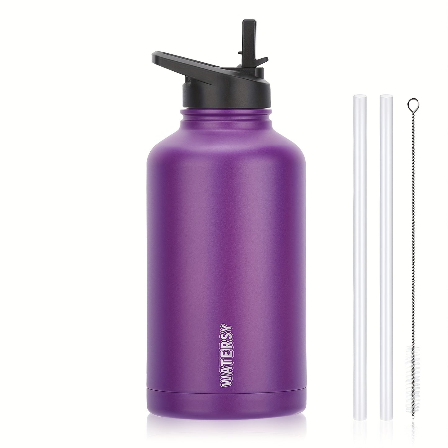 Insulated Stainless Steel Water Bottle – Wide Mouth, Leakproof Sports Flask