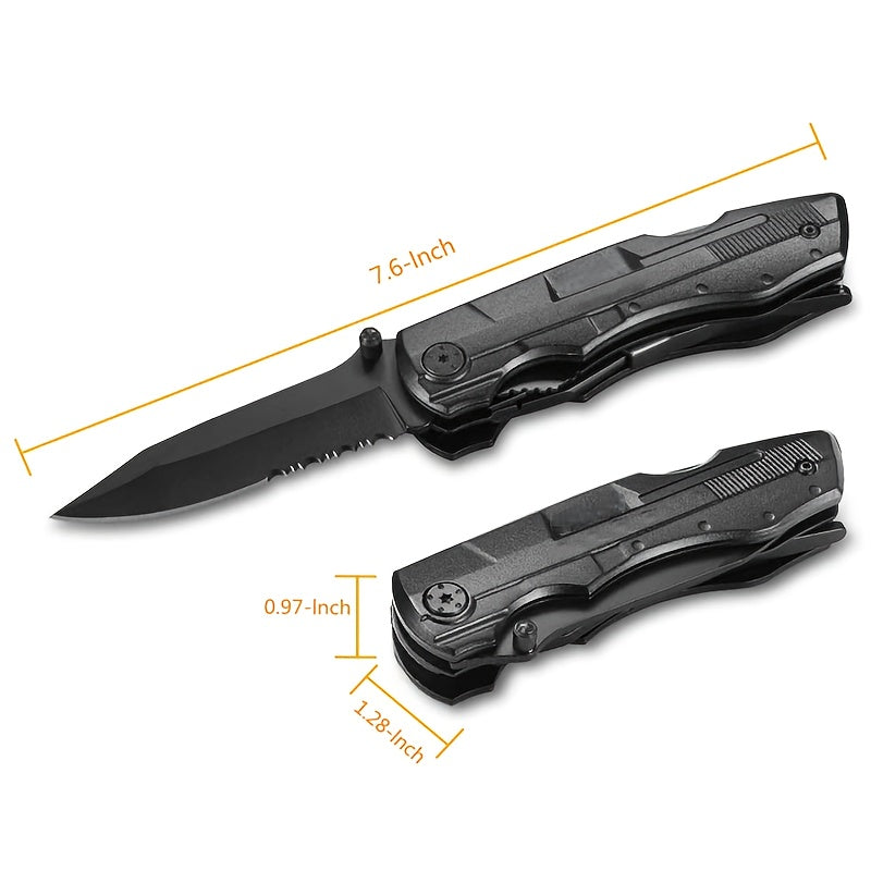 12-in-1 EDC Folding Knife – Multi-Tool for Outdoor Adventures