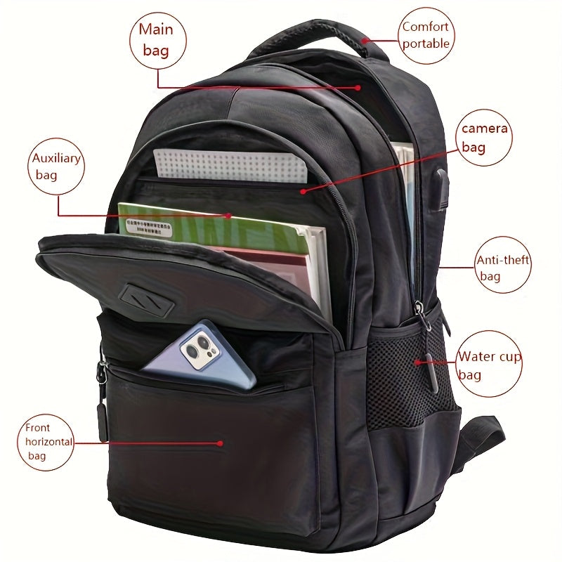 Large Capacity Multi-Functional Casual Backpack