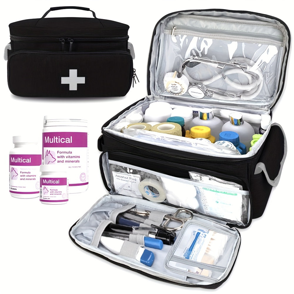 Portable First Aid Storage Bag – Organiser for Medicine and Emergency Kits