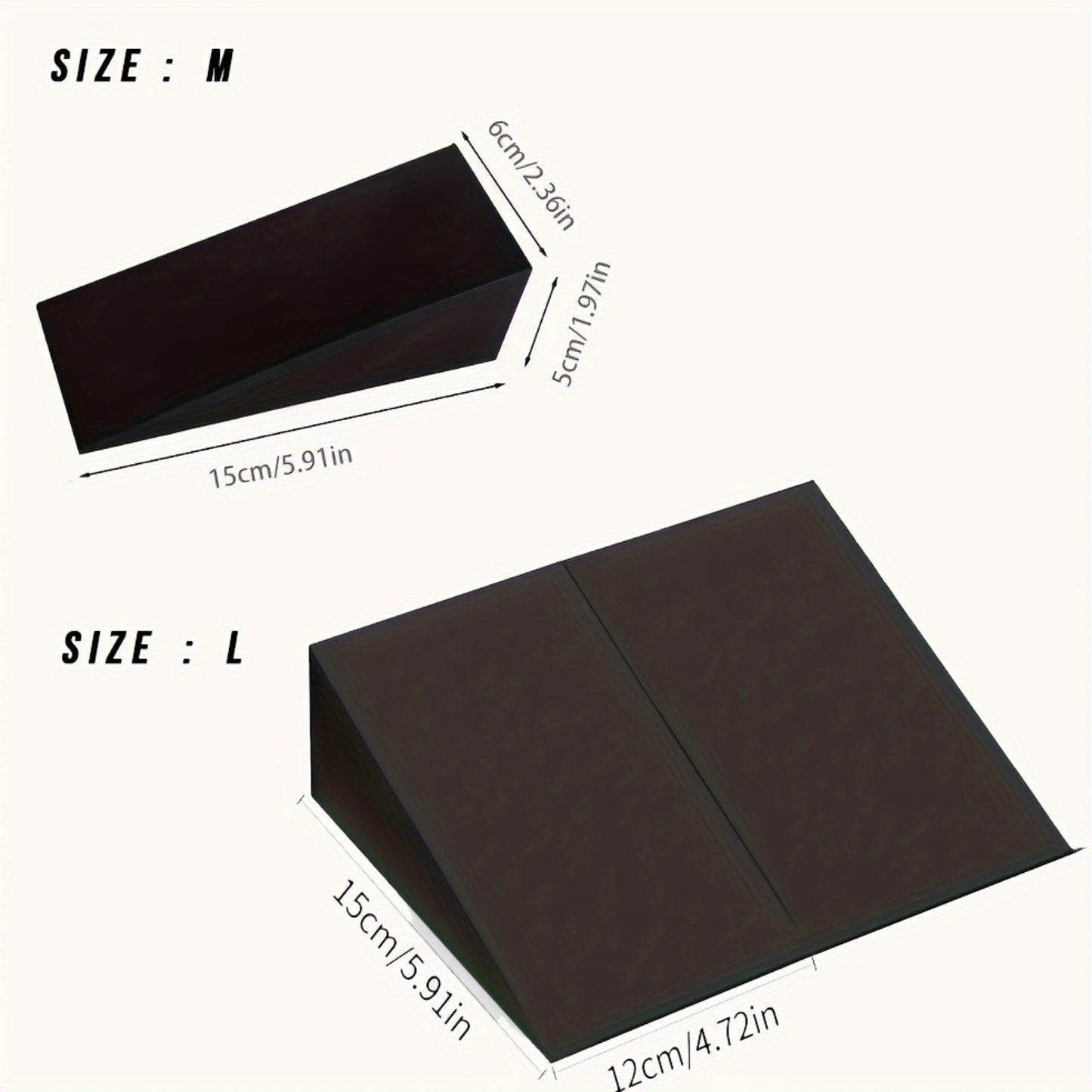 2-Piece Adjustable Squat & Calf Extension Boards – Stable Support for Training