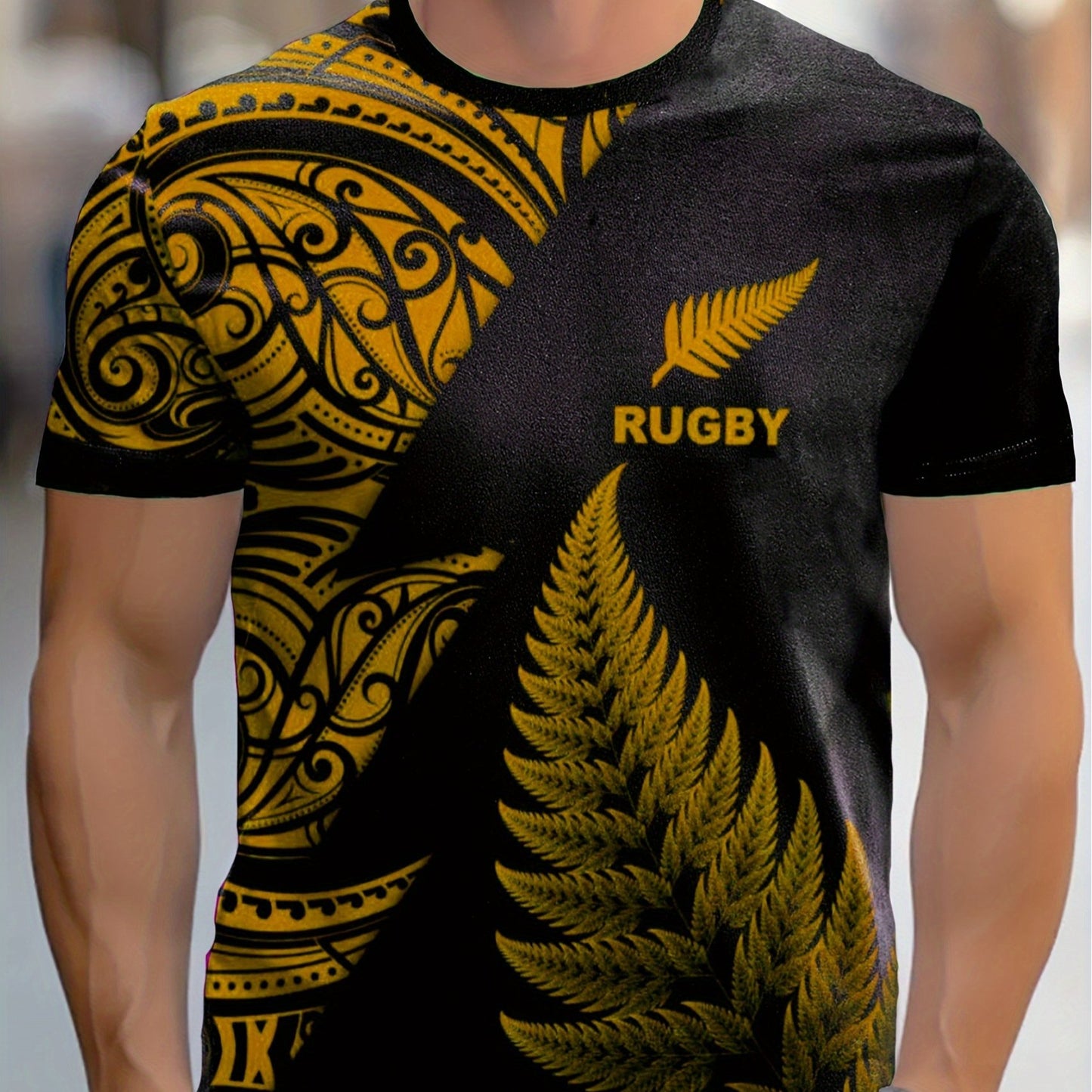 Men’s Graphic Rugby T-Shirt