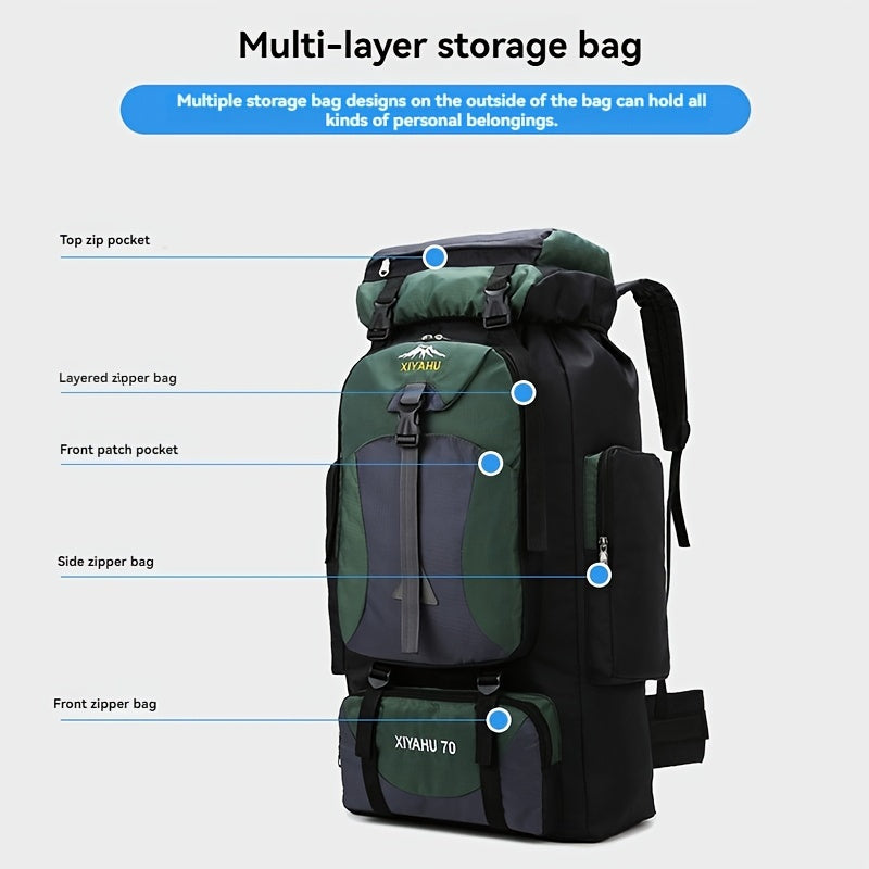 70L High-Capacity Lightweight Sports Backpack