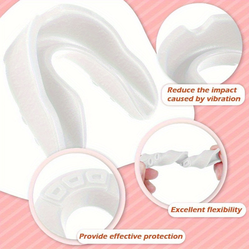 10-Pack Silicone Sports Mouth Guards for Contact Sports
