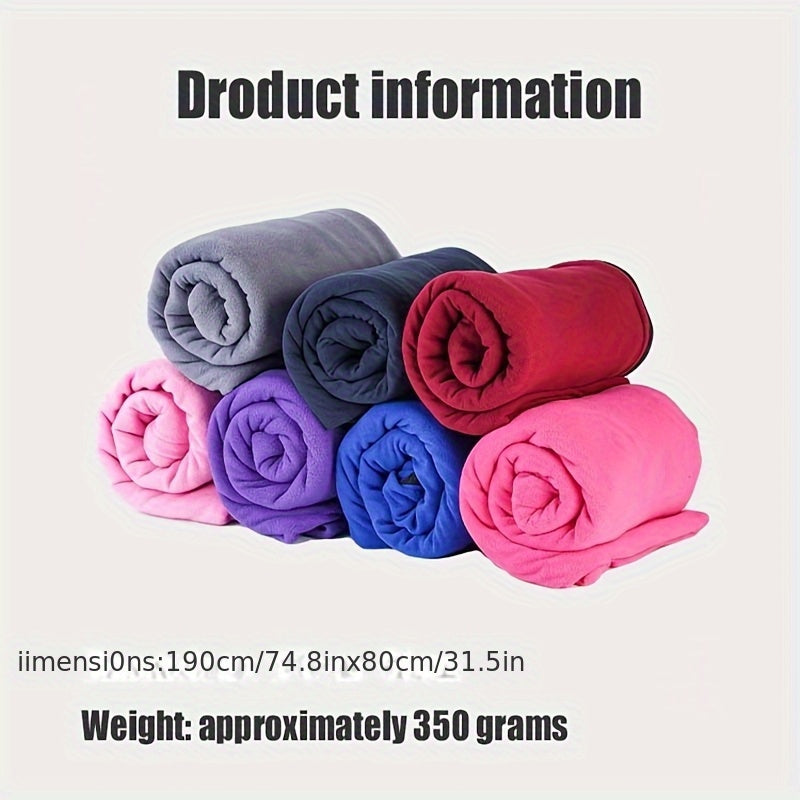 Double-Sided Fleece Sleeping Bag – Soft, Warm & Portable for Camping