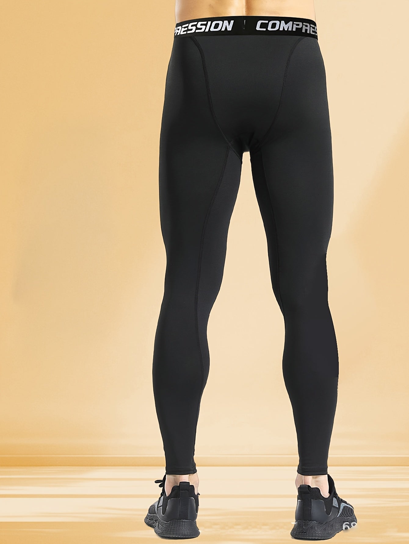 3-Pack Men’s Compression Athletic Leggings – Breathable, Stretchy & Supportive