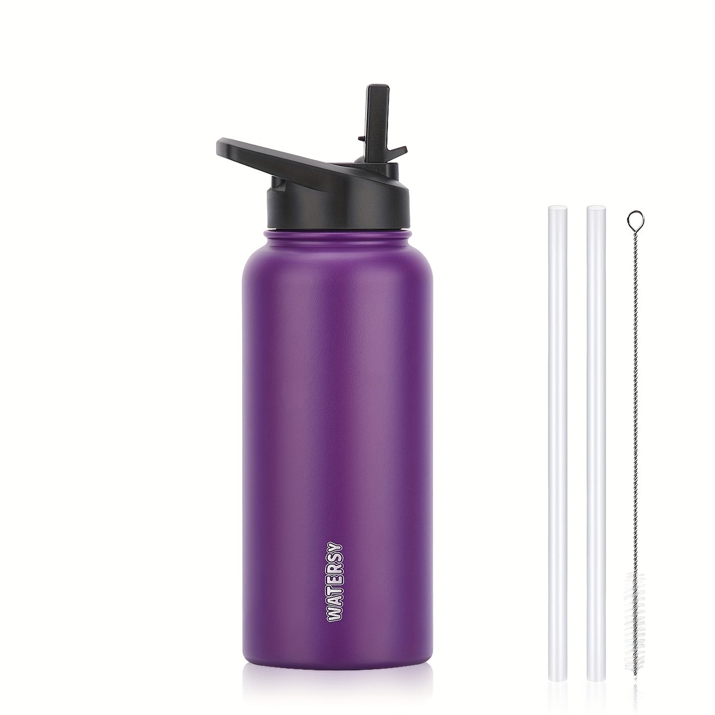 Insulated Stainless Steel Water Bottle – Wide Mouth, Leakproof Sports Flask