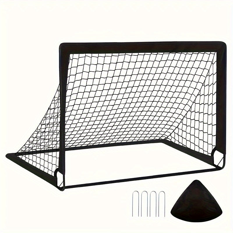 2-Pack Portable Collapsible Soccer Goals – Heavy-Duty Nylon