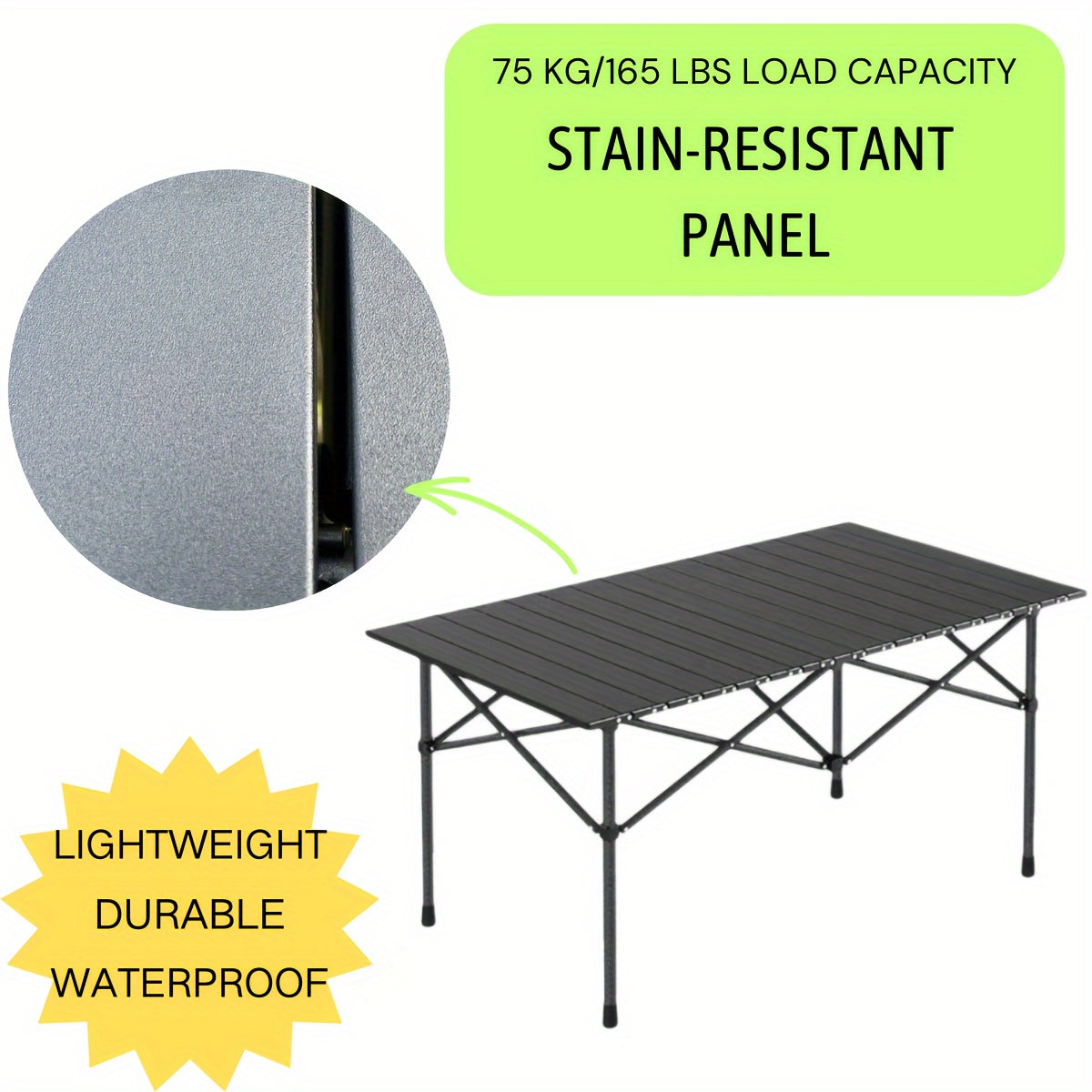Camping Folding Table & Chair Set – Lightweight & Portable with Carry Bag