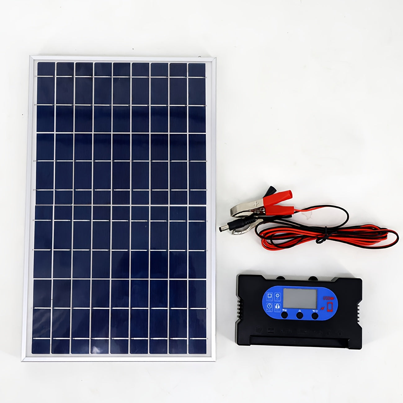 20W Portable Solar Panel Kit with Charge Controller