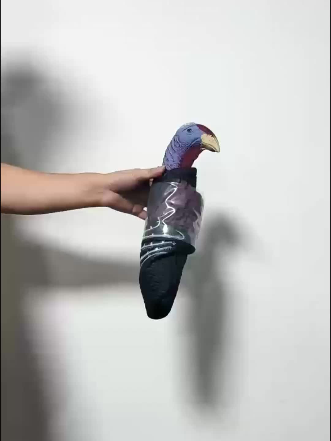 2PCS Realistic Turkey Decoys – Outdoor Hunting Decoy Set for Garden & Field Use