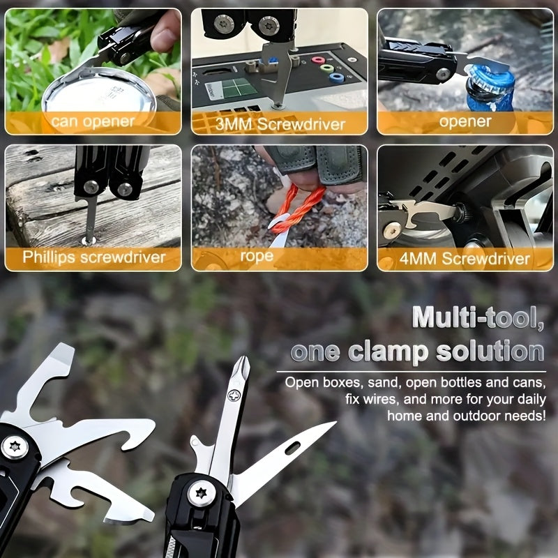 17-in-1 Multi-Tool Pliers – Compact and Versatile Outdoor Tool