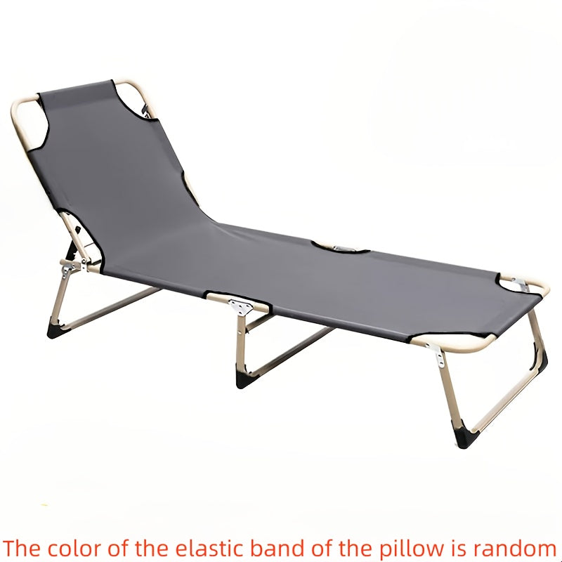 Heavy-Duty Folding Bed – 250kg Capacity with Cushioned Headrest