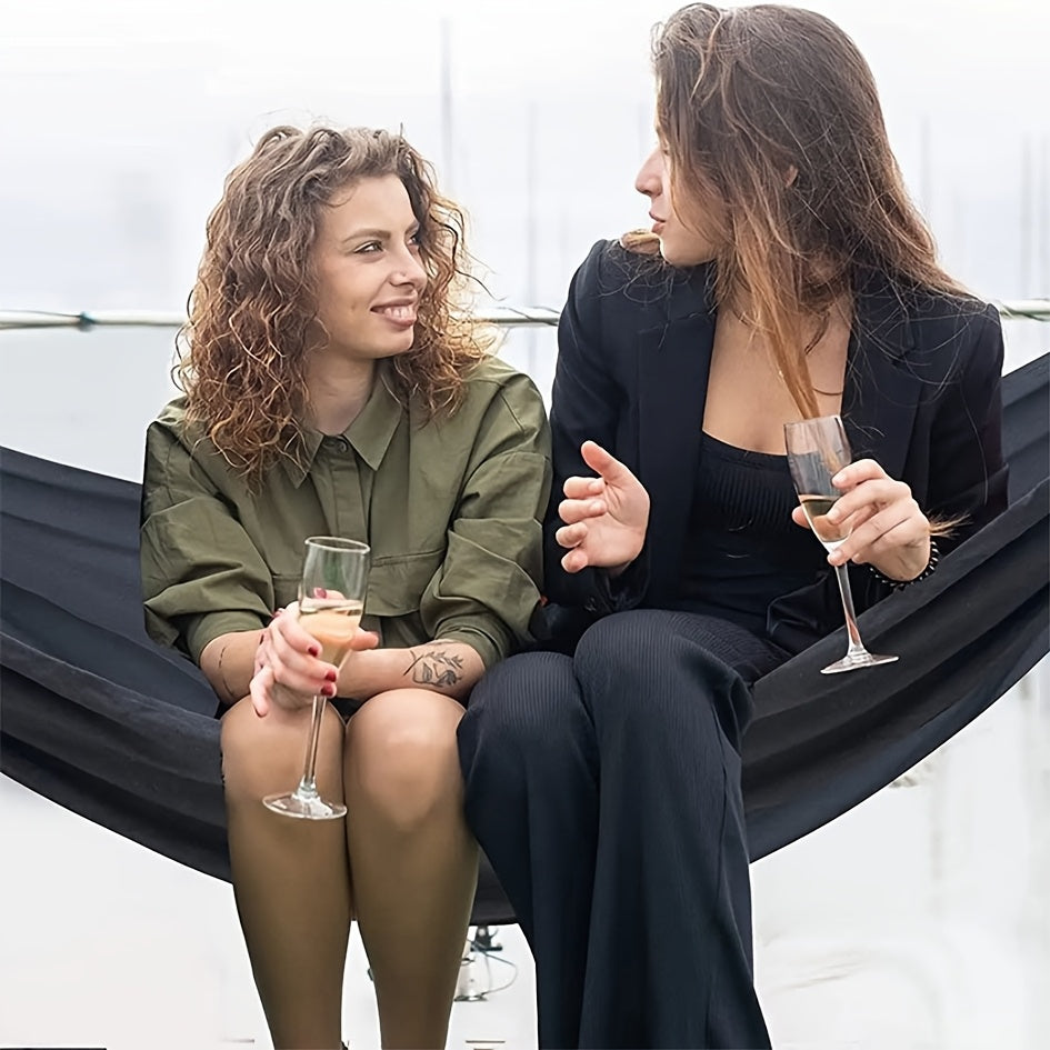 Extra-Wide Two-Person Canvas Hammock with Carry Bag