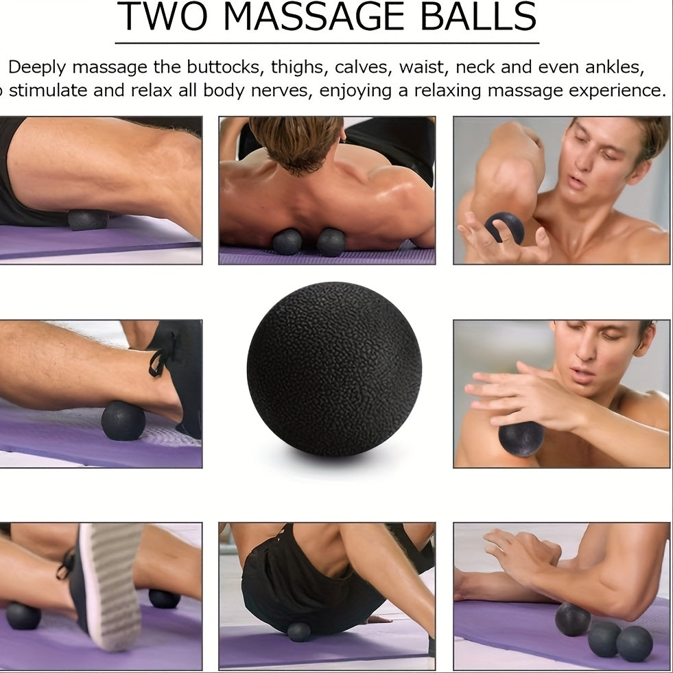 4-in-1 Foam Roller & Massage Stick Set – Black