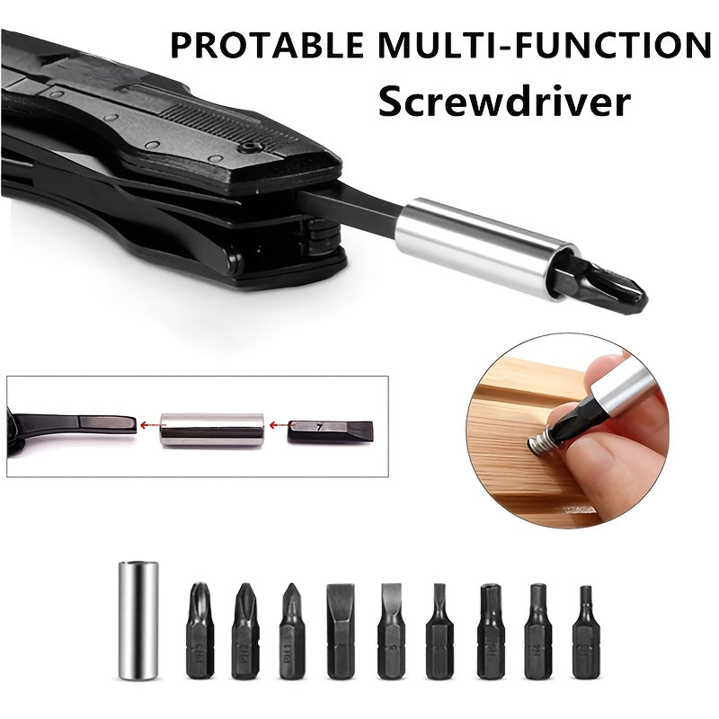 12-in-1 EDC Folding Knife – Multi-Tool for Outdoor Adventures
