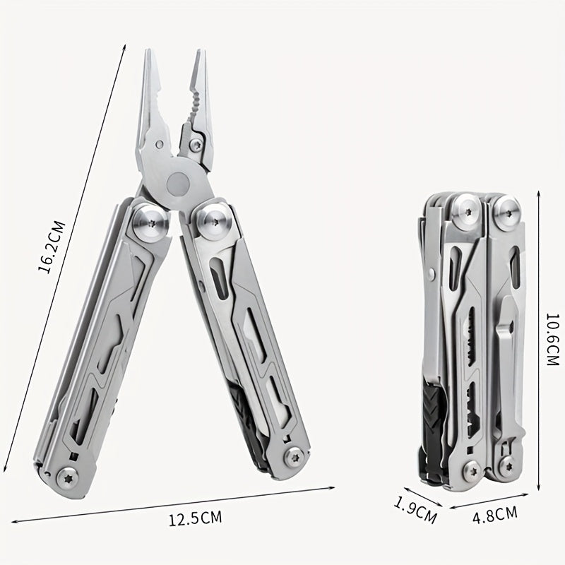 28-in-1 Multitool Pliers – Versatile Outdoor and Survival Tool