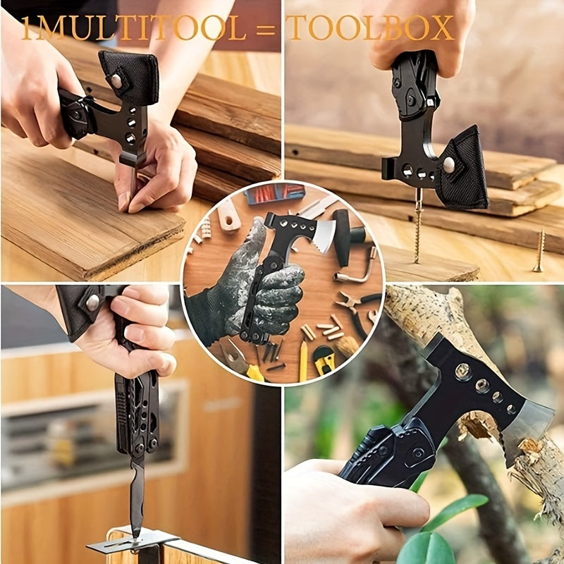 15-in-1 Stainless Steel Camping Multitool – Ultimate Outdoor Adventure Gear