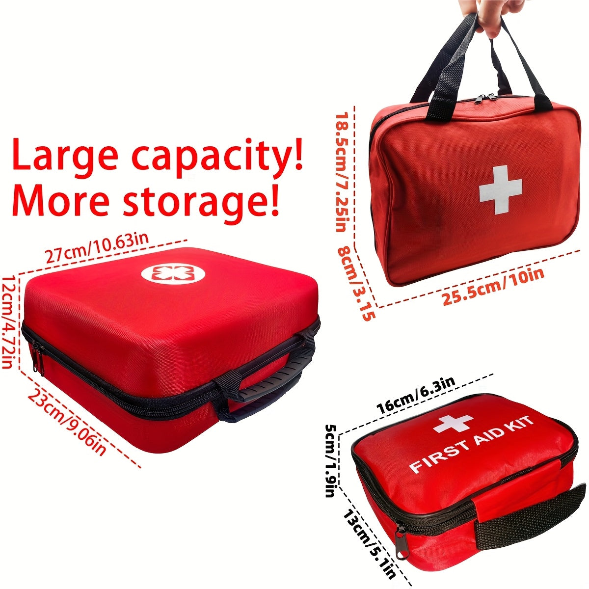 344/738/1030-in-1 Multifunctional Portable Emergency Kit