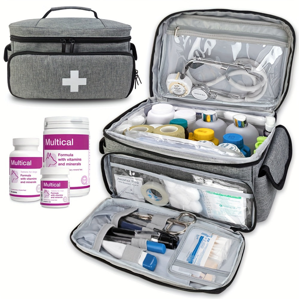 Portable First Aid Storage Bag – Organiser for Medicine and Emergency Kits
