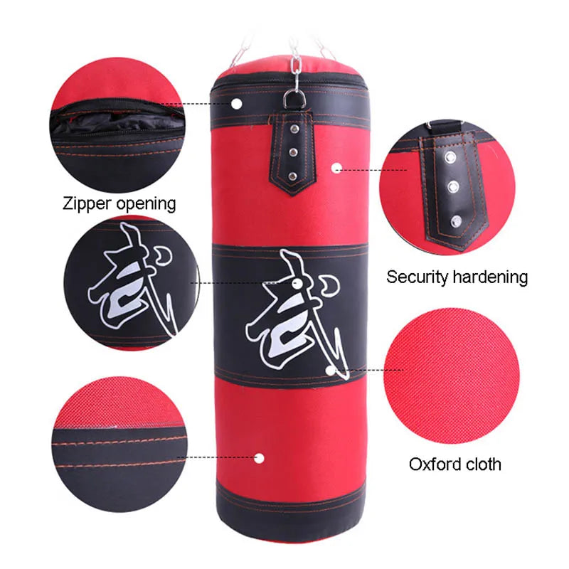 Heavy-Duty Empty Punching Bag for Training & Fitness