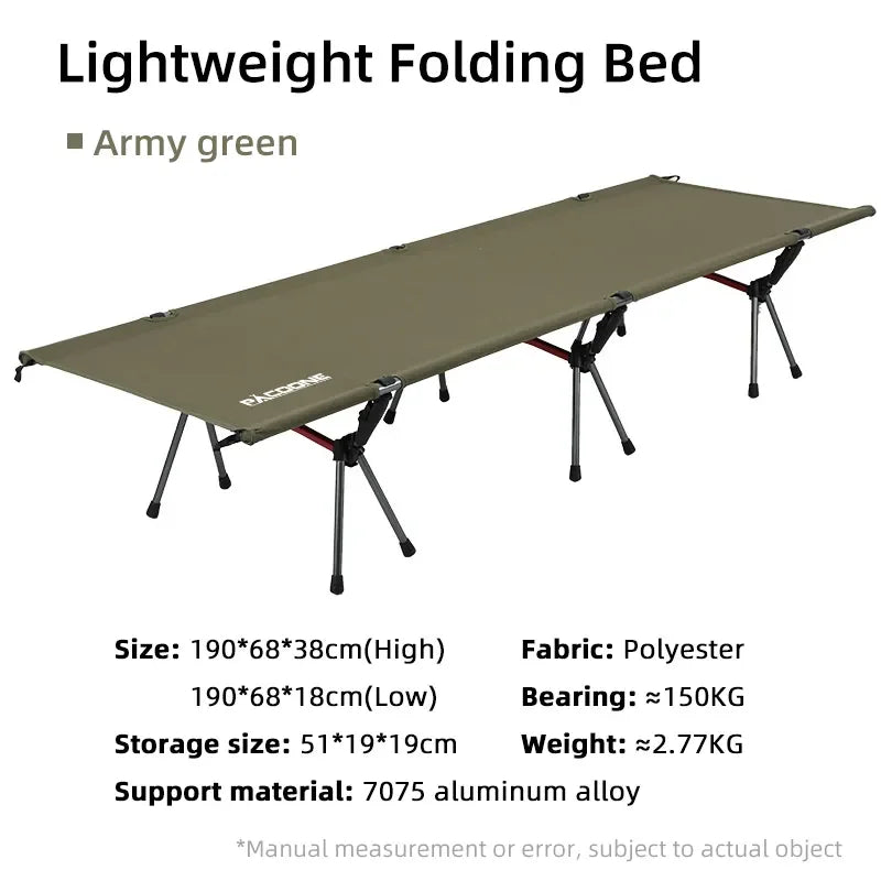 Foldable Camping Bed – Lightweight & Durable Outdoor Sleeping Solution