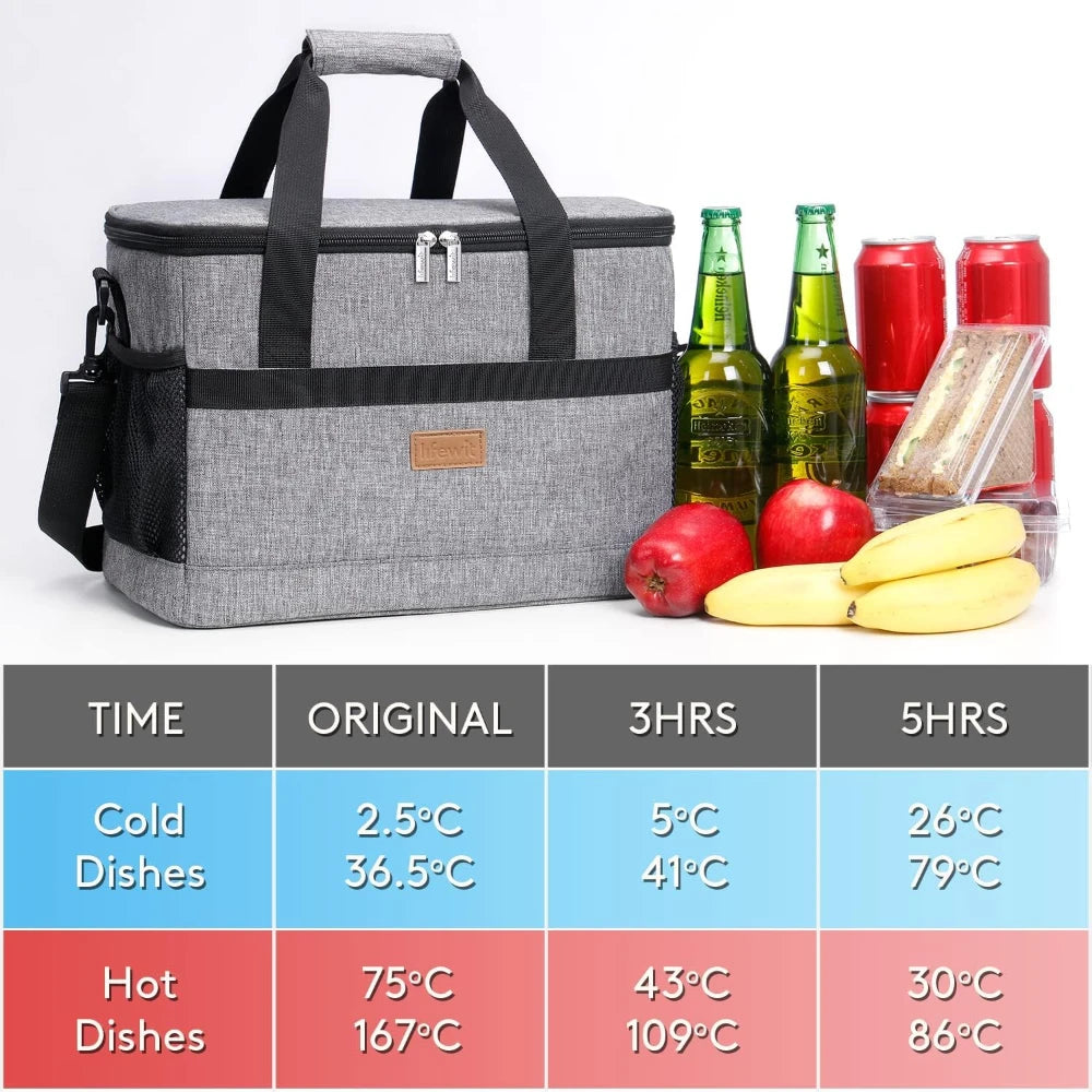 15L/25L Insulated Cooler Bag – Portable Lunch & Outdoor Food Storage