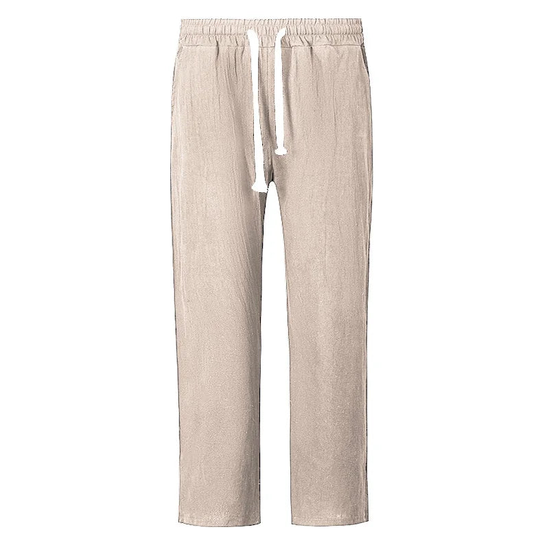 Men’s Casual Cotton-Linen Yoga Pants