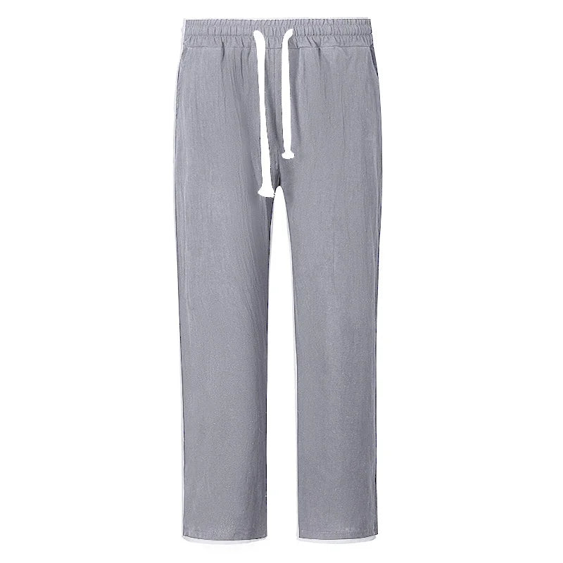 Men’s Casual Cotton-Linen Yoga Pants