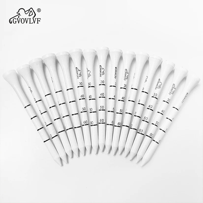 Durable Bamboo Golf Tees – 50 Pack
