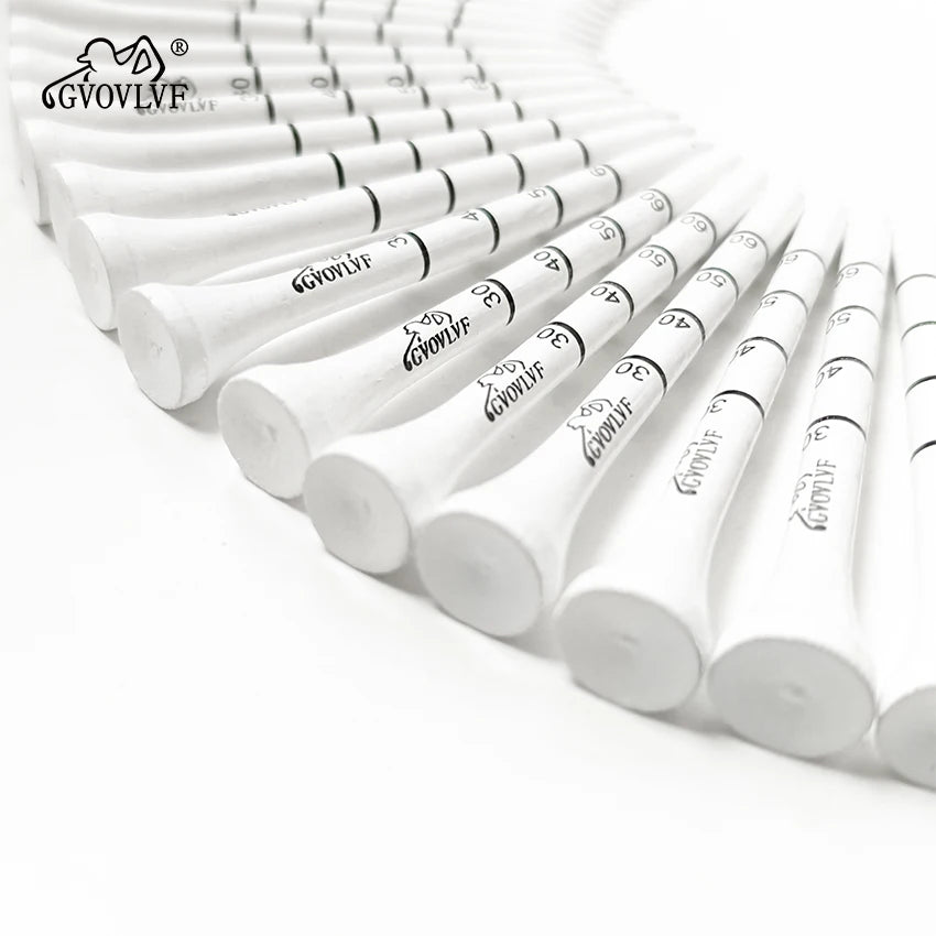 Durable Bamboo Golf Tees – 50 Pack