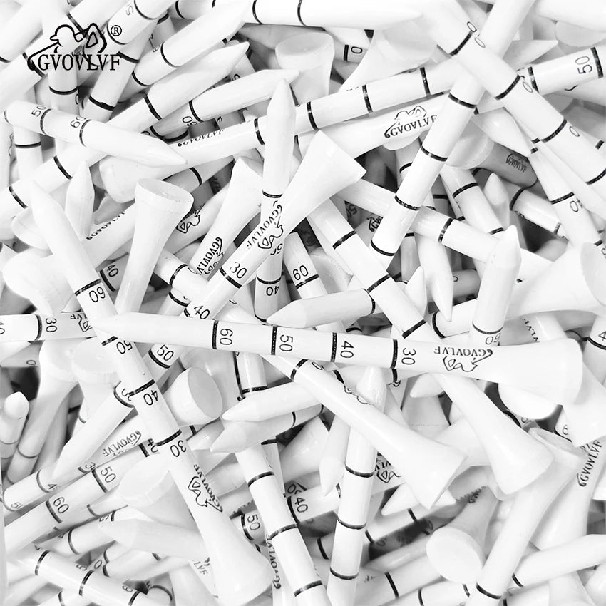 Durable Bamboo Golf Tees – 50 Pack