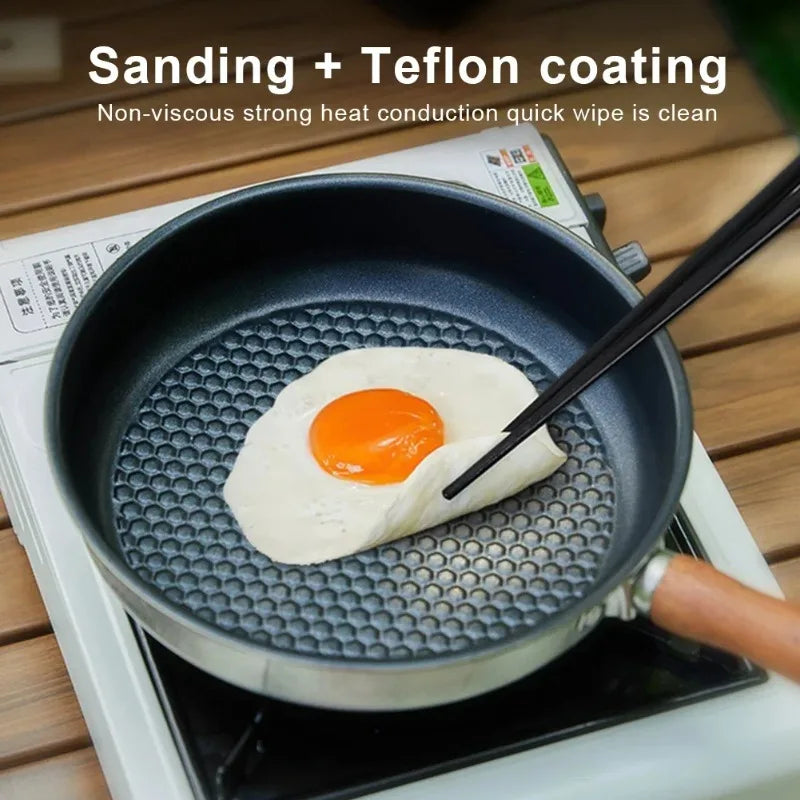 Portable Outdoor Camping Frying Pan – Multifunctional