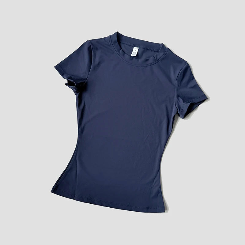 Women’s Seamless Yoga Top – Short Sleeve