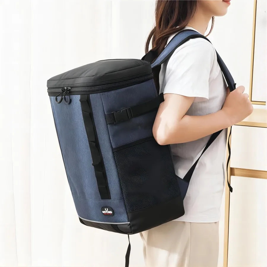 24L Portable Thermal Lunch Bag – Waterproof Cooler for Camping & Outdoor Meals