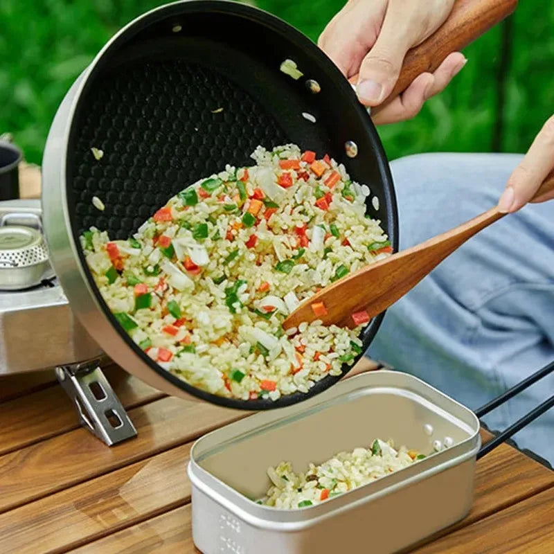 Portable Outdoor Camping Frying Pan – Multifunctional