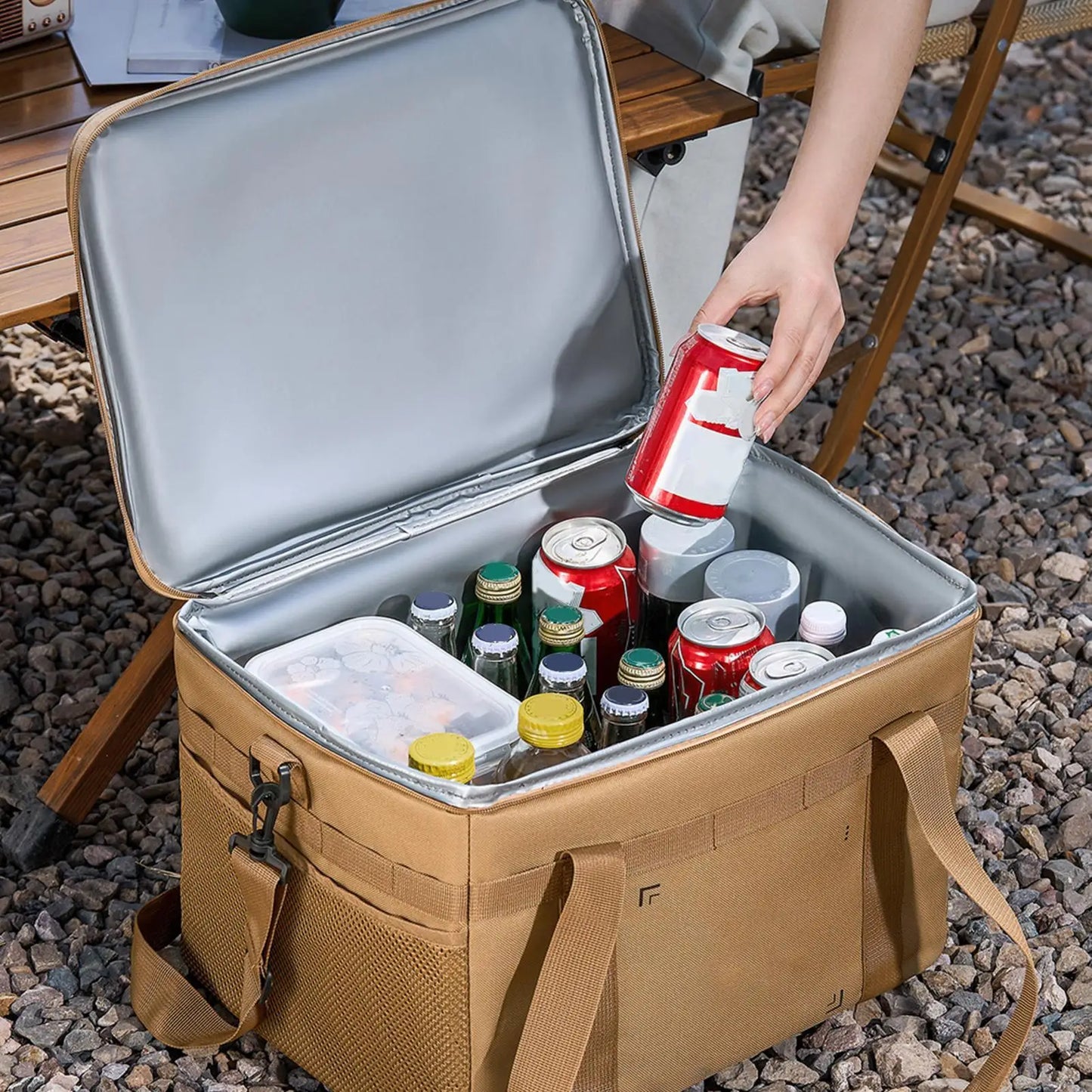36L Waterproof Camping Storage Bag – Insulated Cooler for Outdoor Adventures