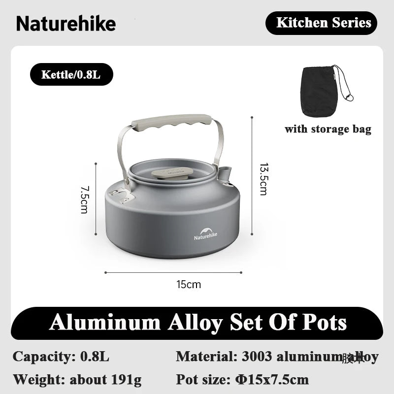 Lightweight Outdoor Cooking Pot and Pan Set – Durable and Portable