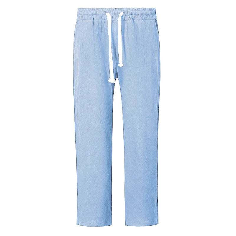 Men’s Casual Cotton-Linen Yoga Pants