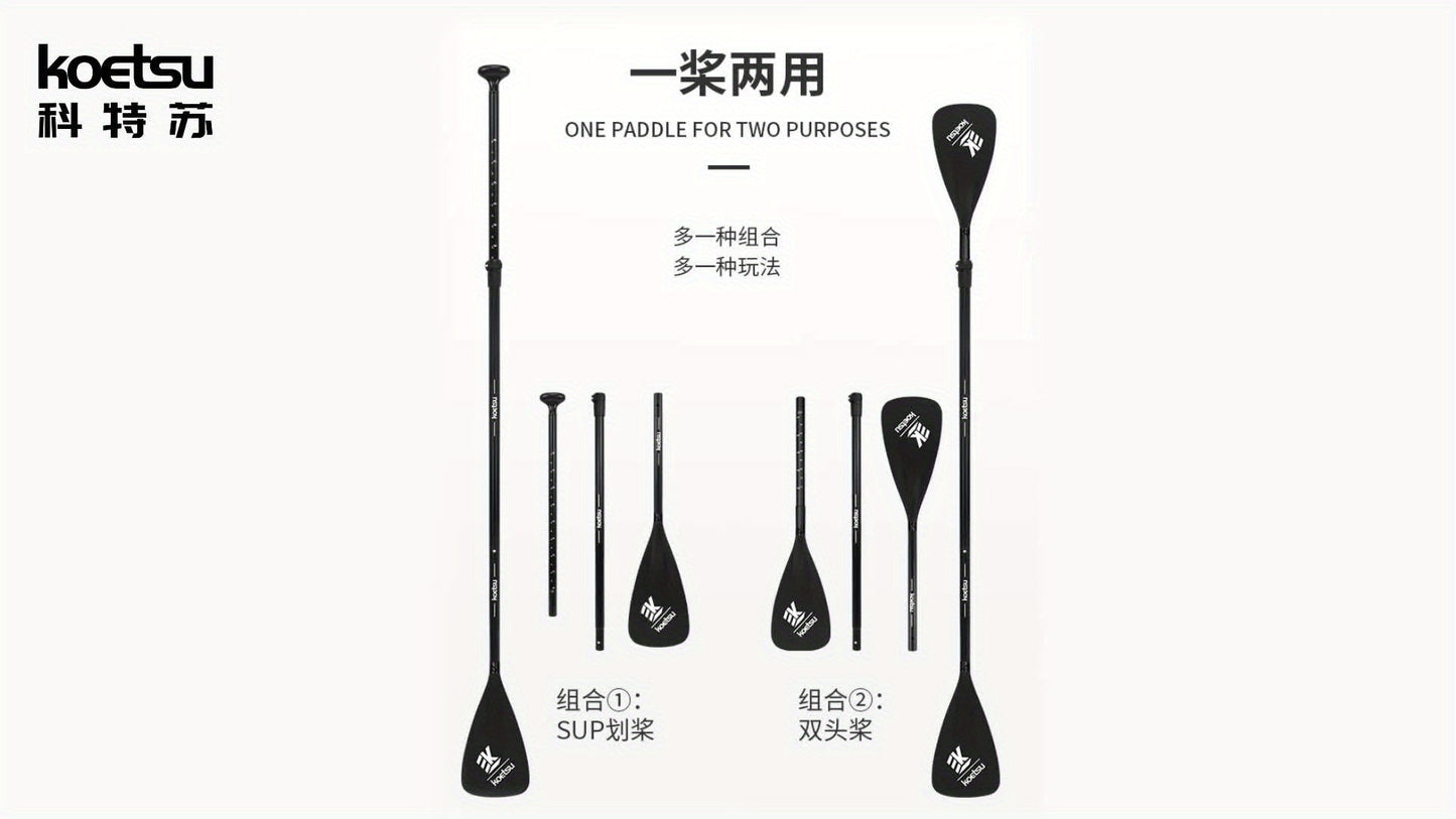 Lightweight Aluminum Alloy Paddle – Durable Black Water Sports Paddle