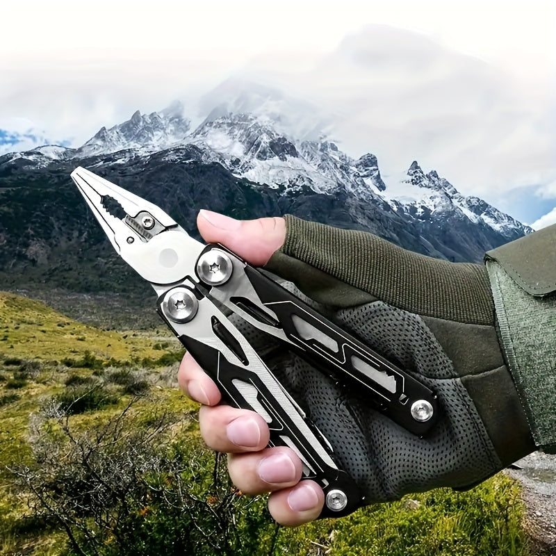 17-in-1 Multi-Tool Pliers – Compact and Versatile Outdoor Tool