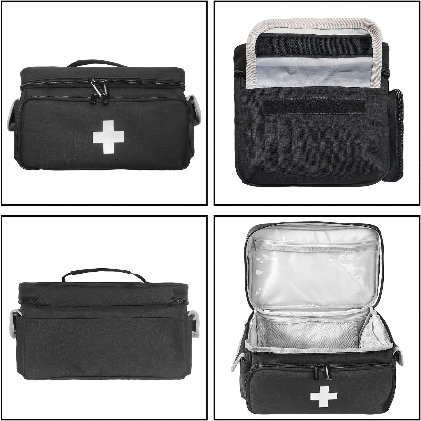 Portable First Aid Storage Bag – Organiser for Medicine and Emergency Kits