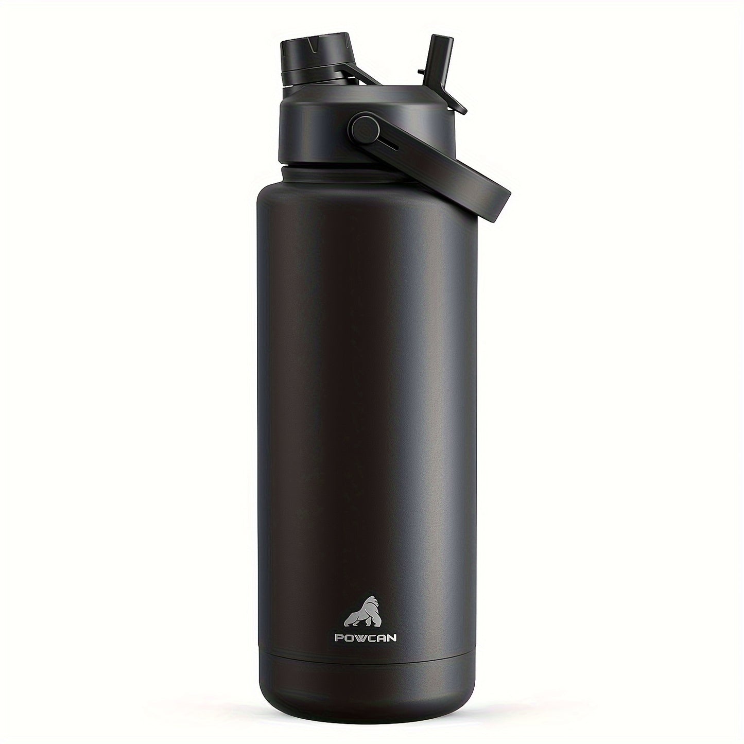 40oz Insulated Stainless Steel Water Bottle – Leakproof with Straw & Spout Lid