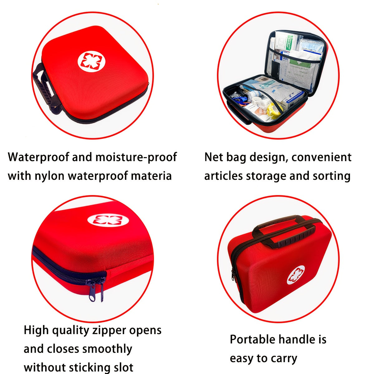344/738/1030-in-1 Multifunctional Portable Emergency Kit