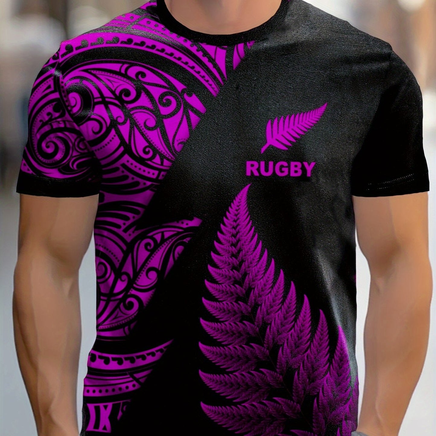Men’s Graphic Rugby T-Shirt