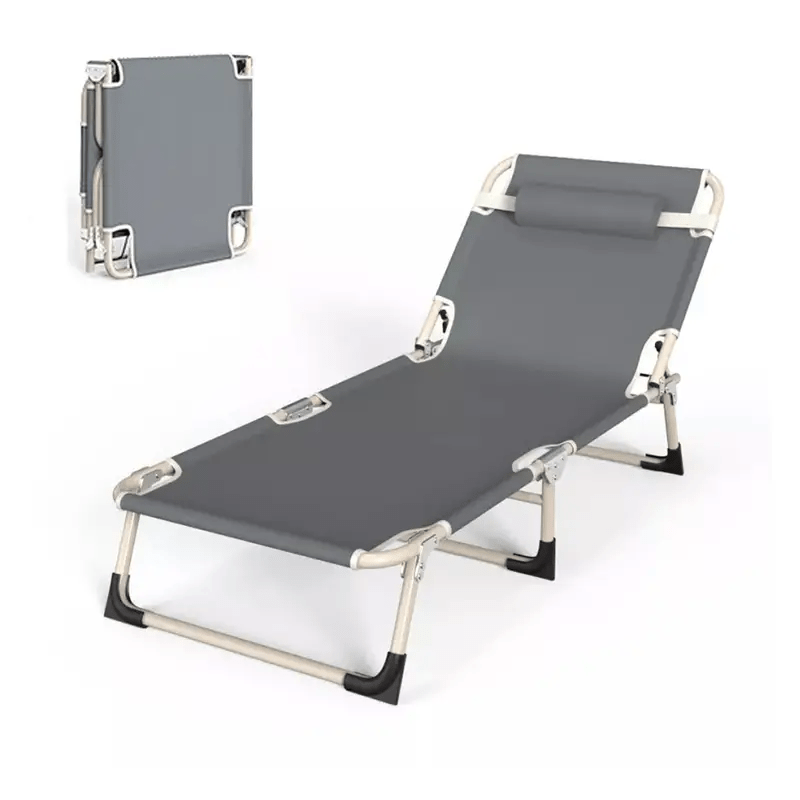 Portable Adjustable Folding Bed – Multi-Functional with Comfort Pillow
