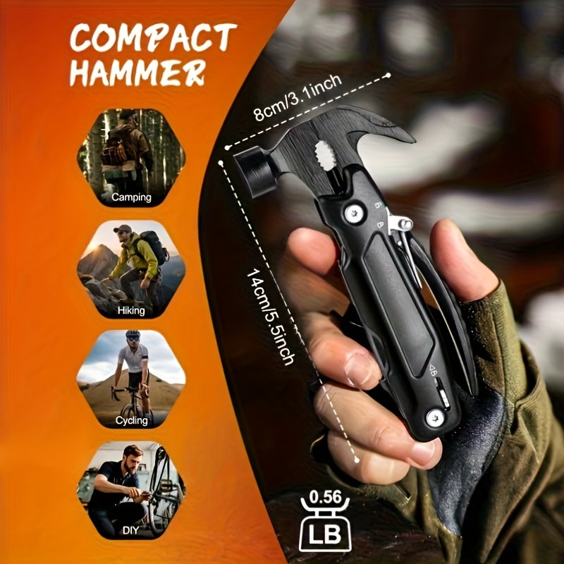 12-in-1 Multi-Function Hammer – Essential Home and Car Tool