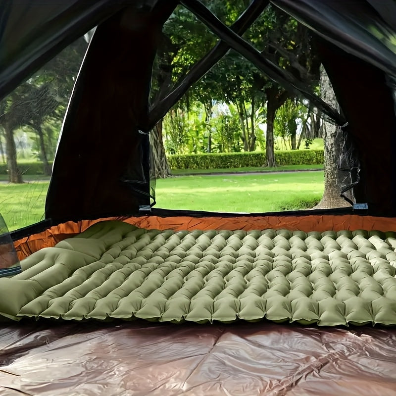 Double Camping Air Mattress with Pillow – Portable & Comfortable Sleeping Pad