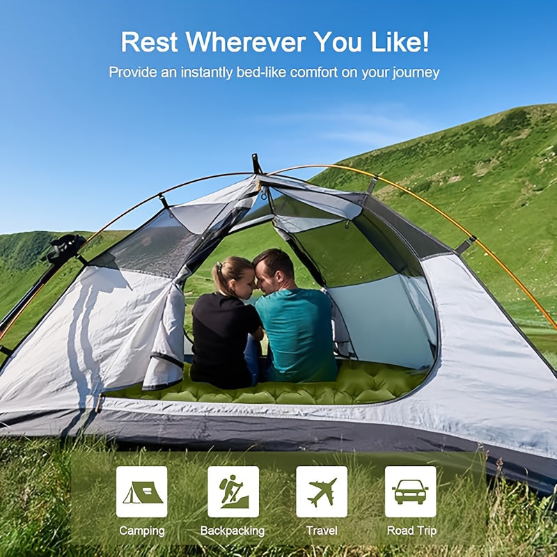 Two-Person Self-Inflating Camping Mattress – Thick, Comfortable & Portable