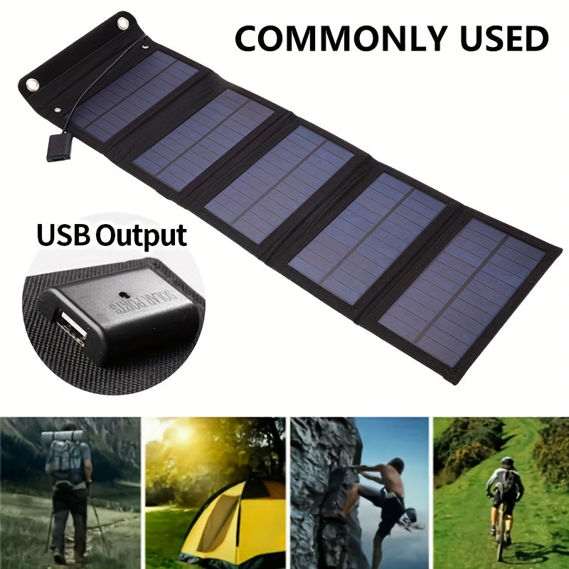 60W Foldable Solar Panel Charger with USB Output